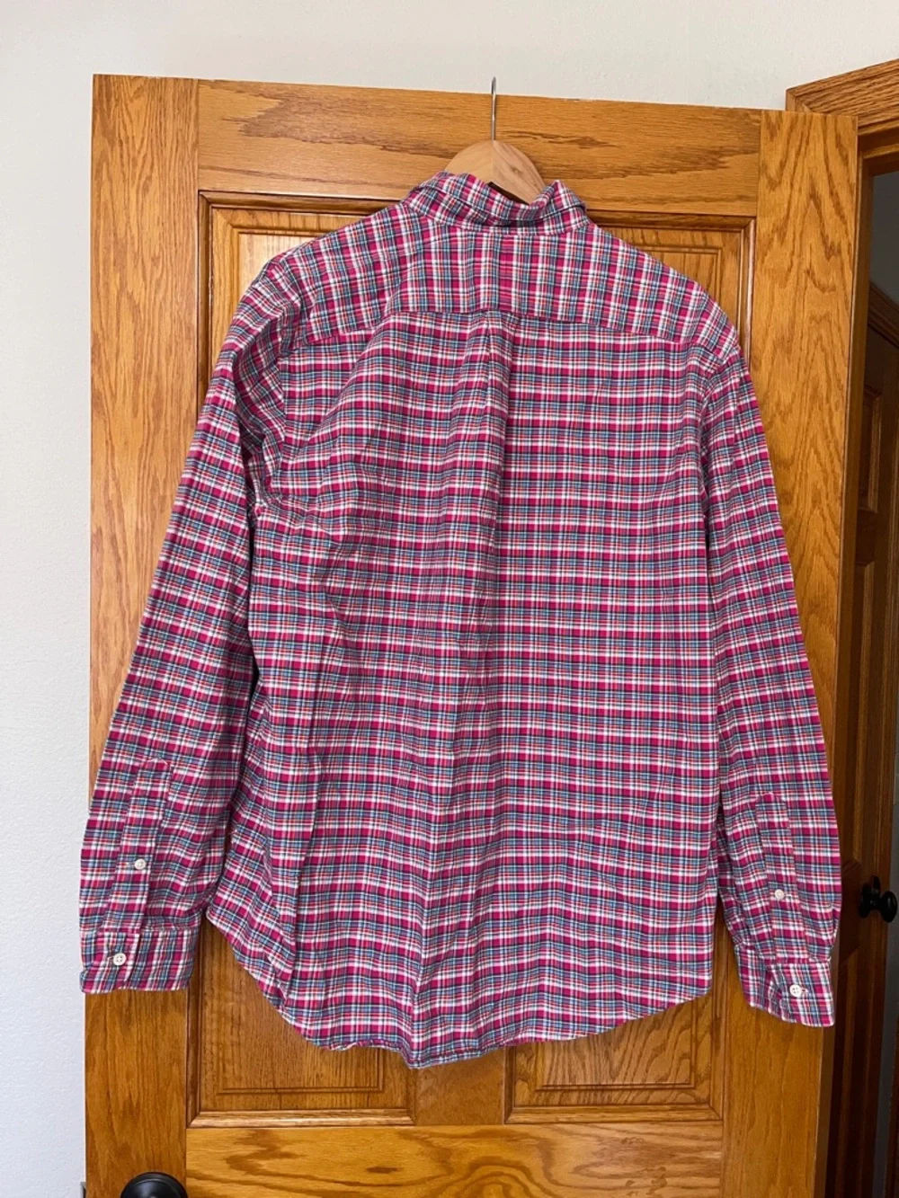 Polo by Ralph Lauren Pink and Blue Plaid Button-Down Shirt